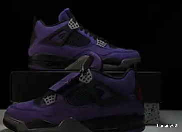 Hyperoad Travis Scott Air Retro 4 Jordan Purple x 0704